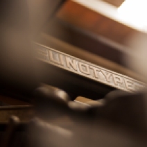 detail of our Linotype machine model 31